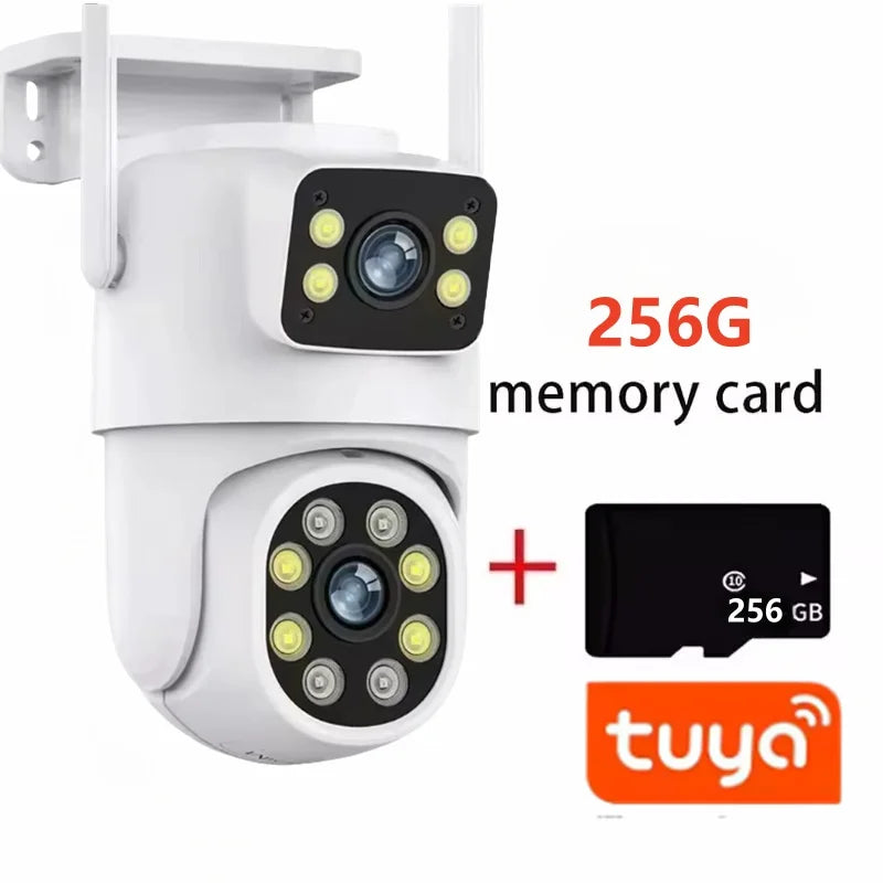 WIFI-Kamera mit Dual-Objektiv, Full HD, Dual-Bildschirm