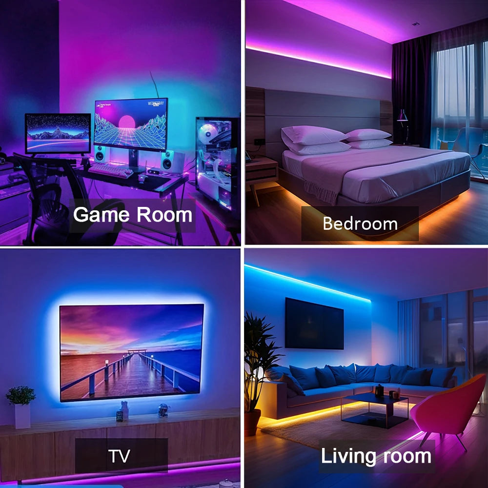 LED-Streifen Musiksynchronisierung LED-Lichter Raum