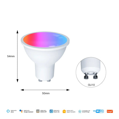 Intelligente Glühbirne, dimmbare LED-Leuchte