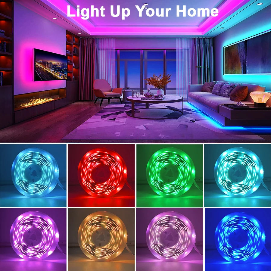 LED-Streifen Musiksynchronisierung LED-Lichter Raum
