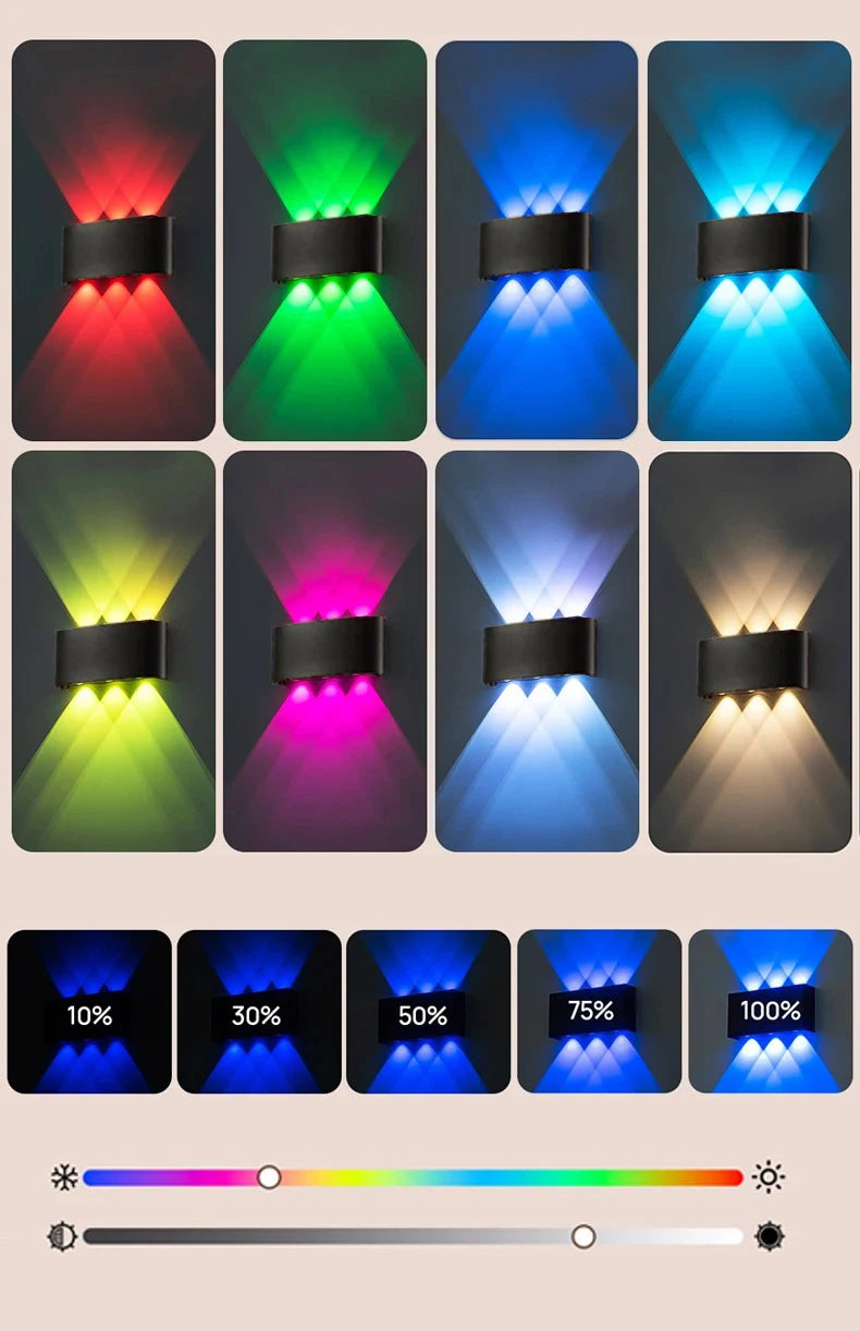 Intelligente RGB-Außenleuchte