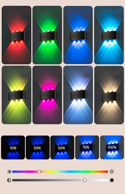 Intelligente RGB-Außenleuchte
