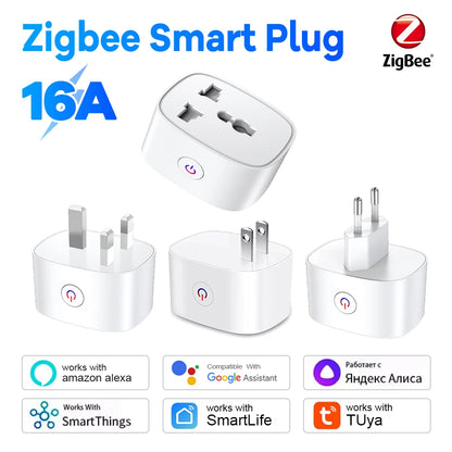 Smart Plug 16A EU US UK Plug Energy Monitor