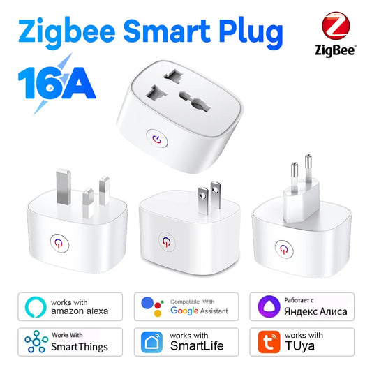 Smart Plug 16A EU US UK Plug Energy Monitor