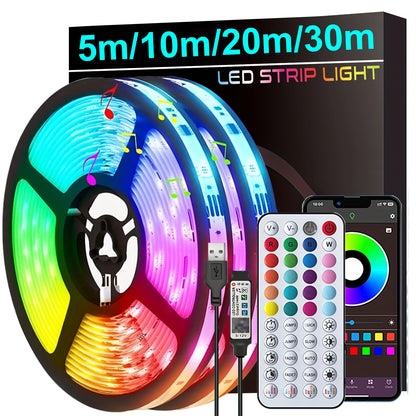 LED-Streifen Musiksynchronisierung LED-Lichter Raum