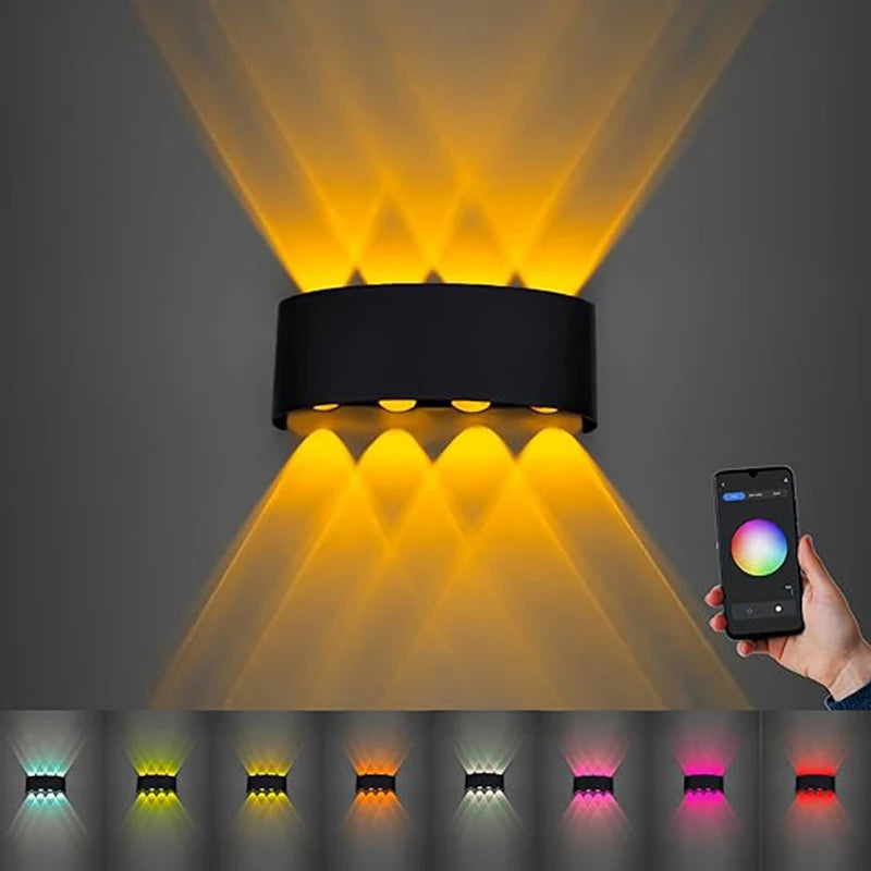 Intelligente RGB-Außenleuchte