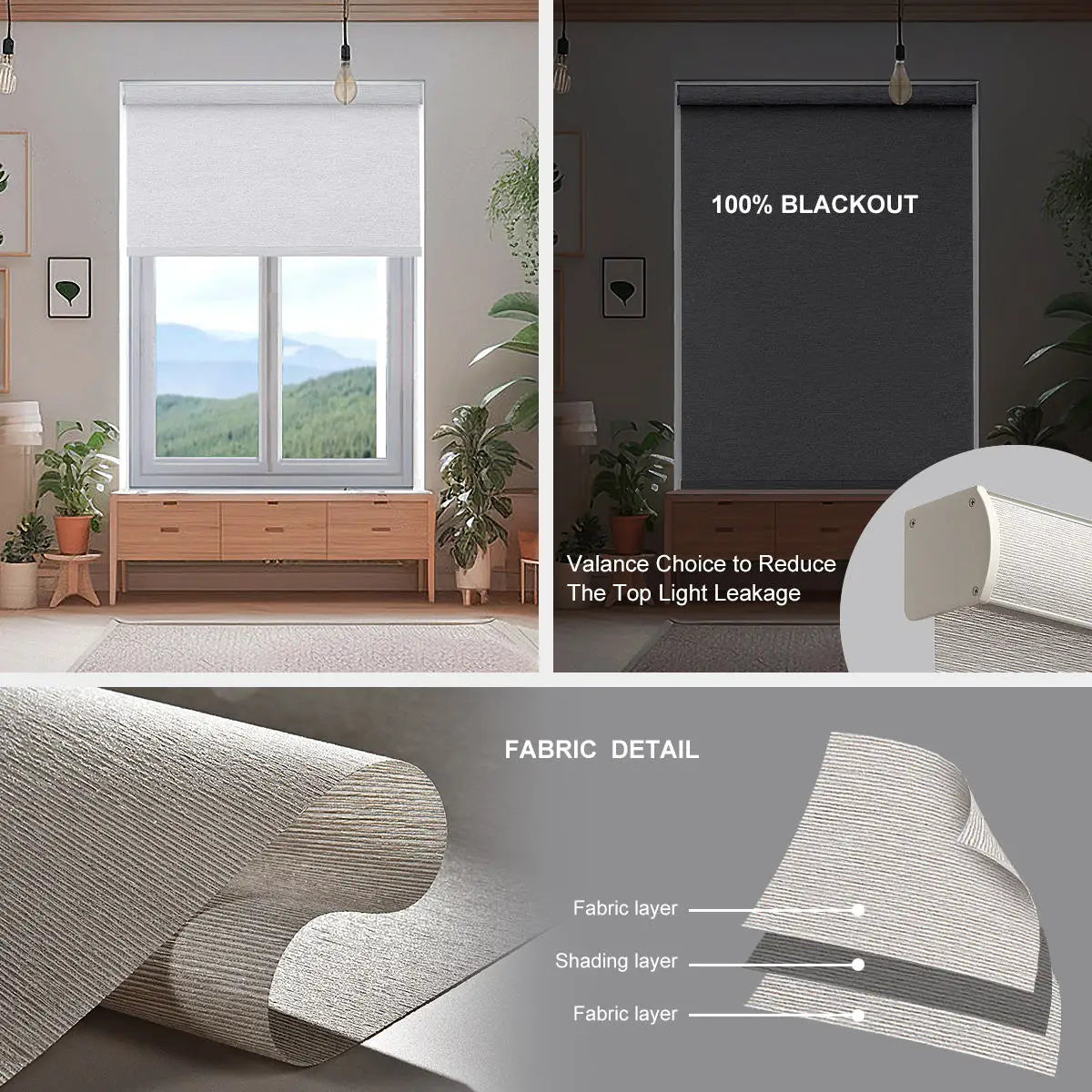 Polyester Wireless Zigbee Electric Automatic