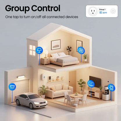 Smart Plug 16A EU US UK Plug Energy Monitor
