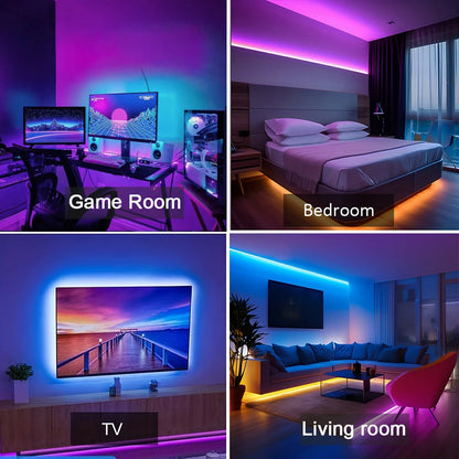 LED-Streifen Musiksynchronisierung LED-Lichter Raum