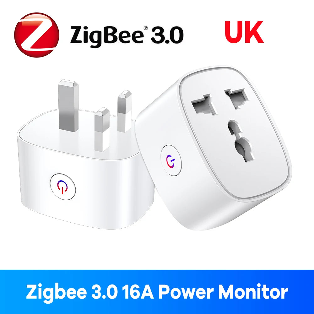 Smart Plug 16A EU US UK Plug Energy Monitor