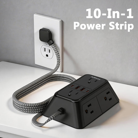 US Plug 6 outlets Surge Protector Power Strip