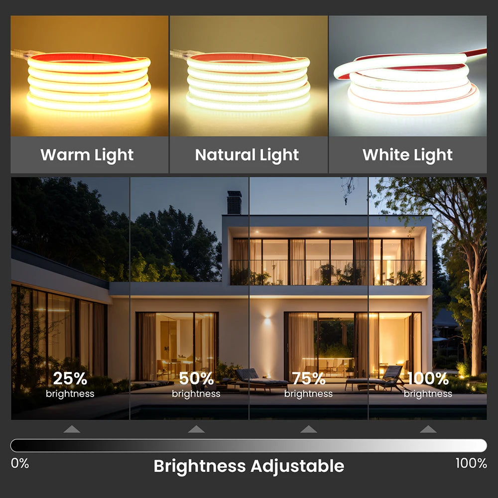 LED-Lichtstreifen WLAN Bluetooth Wand-Touch